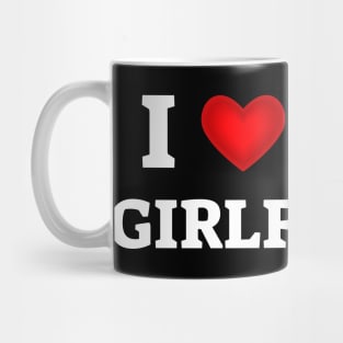 I Heart My Girlfriend, I Love My GF. Mug